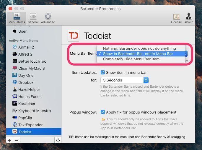 How to Declutter Menu Bar With Bartender
