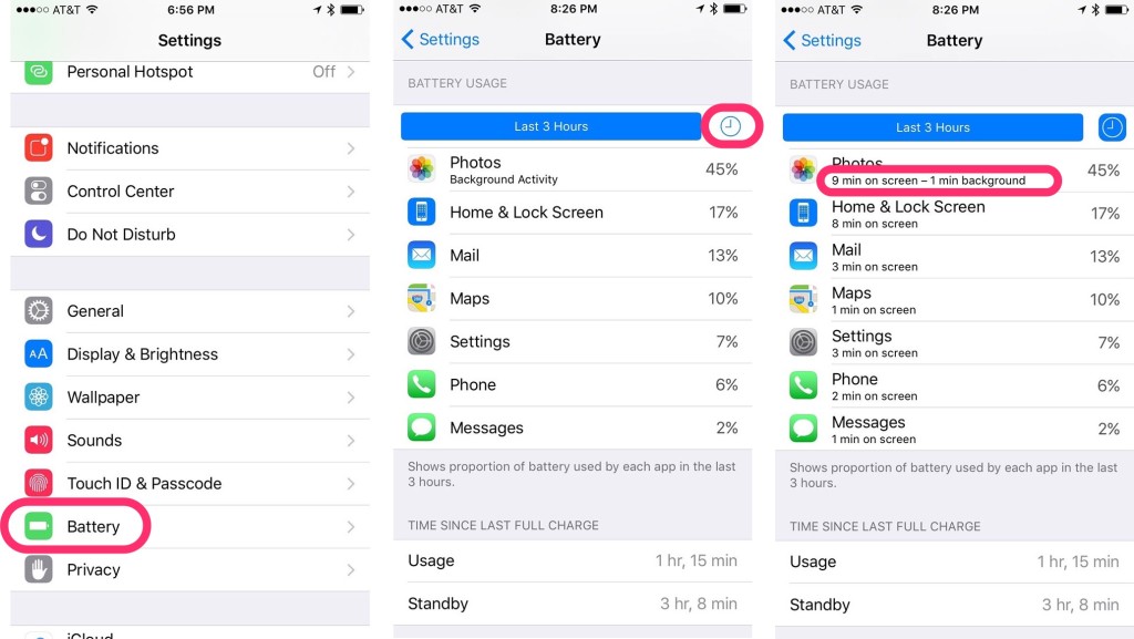 iOS 9 battery tips: Advanced usage statistics