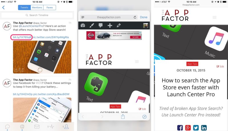 Tweetbot tips: Using Peek and Pop to preview links