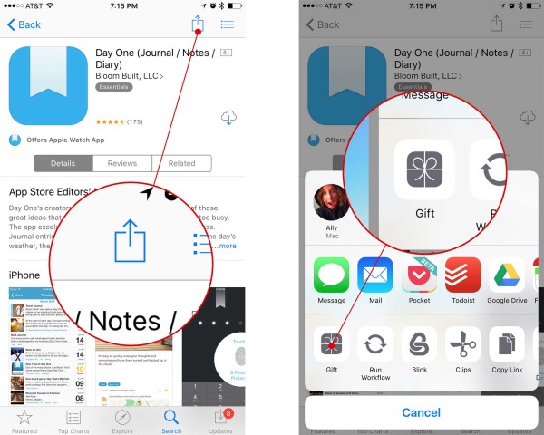 How to gift an app on iPhone or iPad