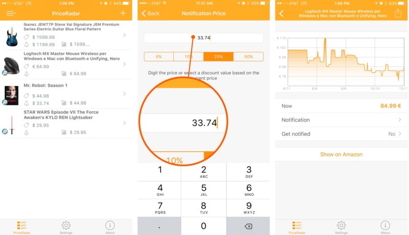 how to track price drops with priceradar