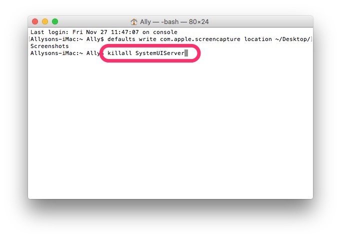 How to change where screenshots are stored on your Mac