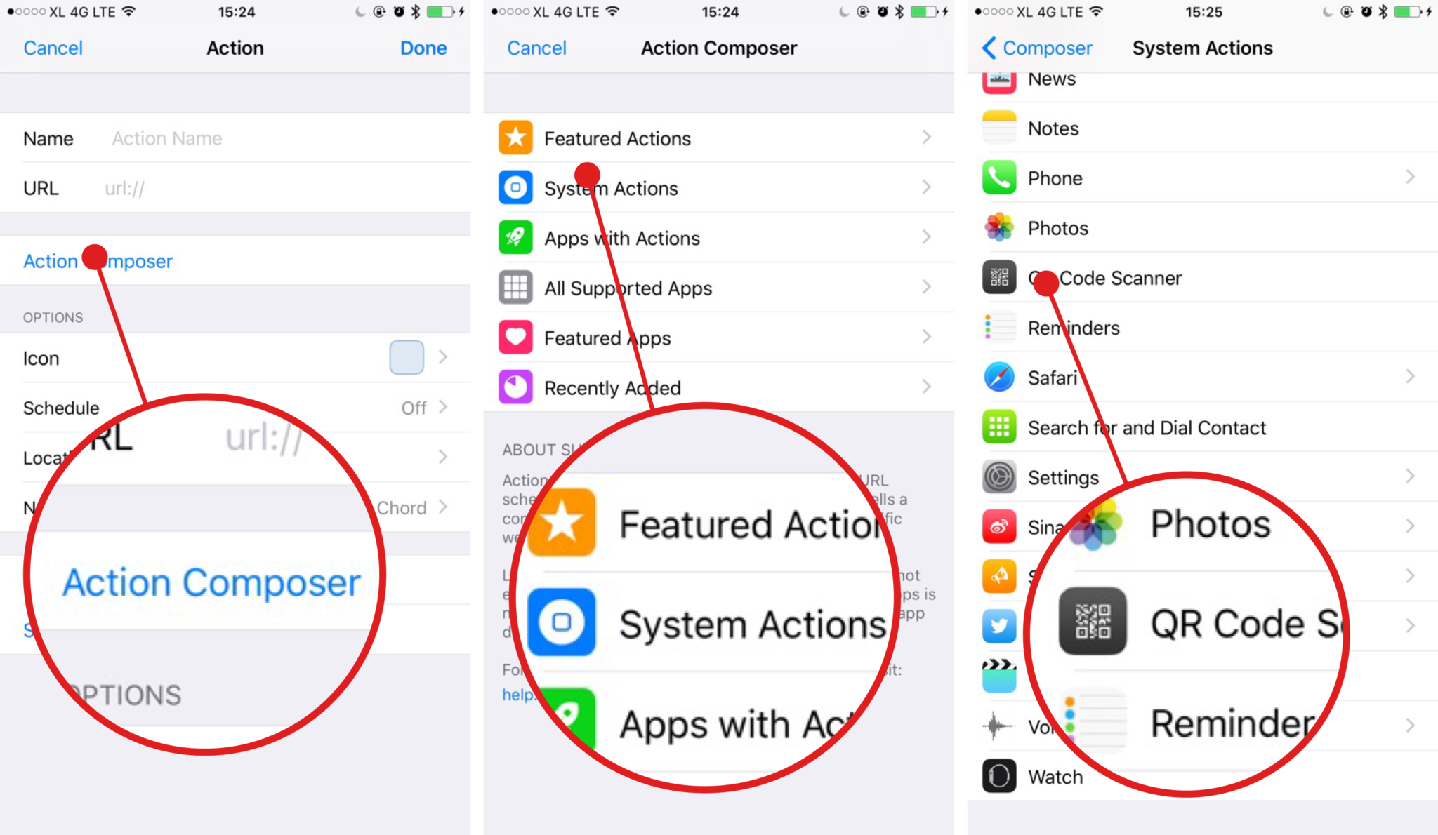How to use Launch Center Pro to scan QR Code