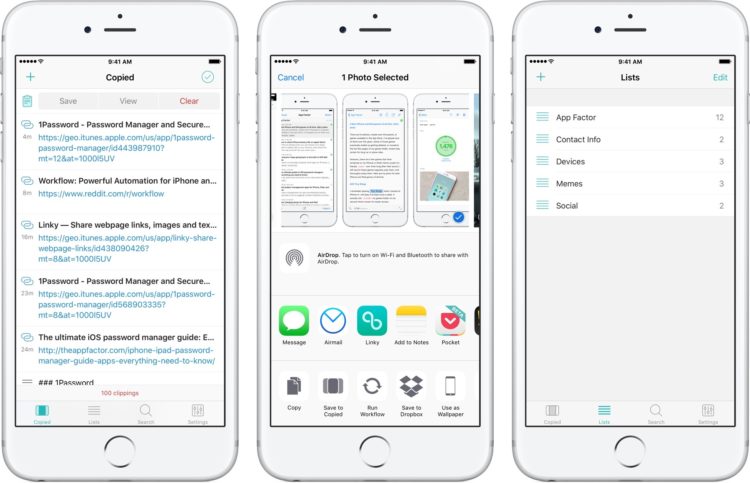 My most used iOS app extensions