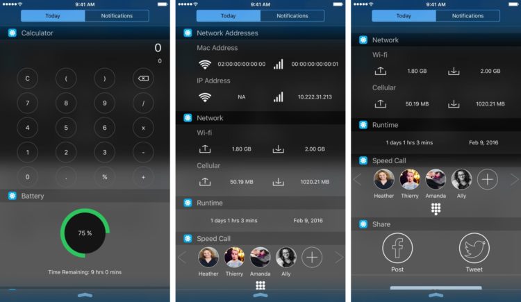 How to view iPhone system info, launch apps, and more in Notification Center