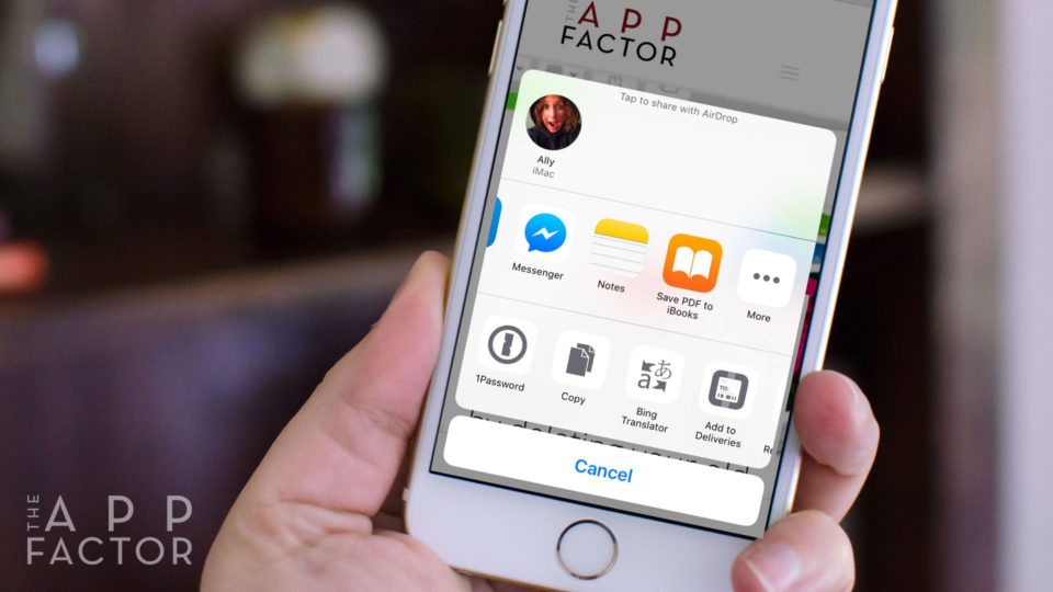 How to use share extensions on iPhone and iPad