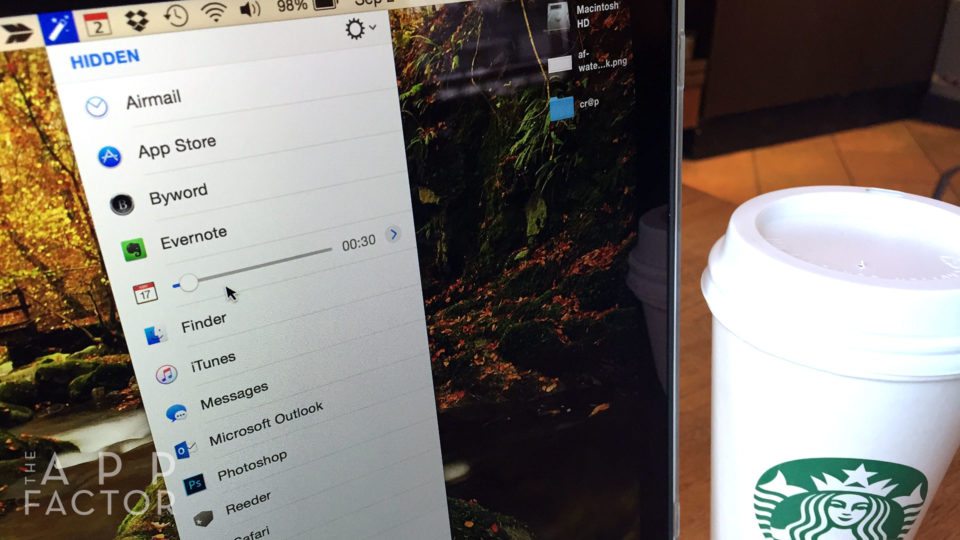 How to hide unused Mac apps automatically