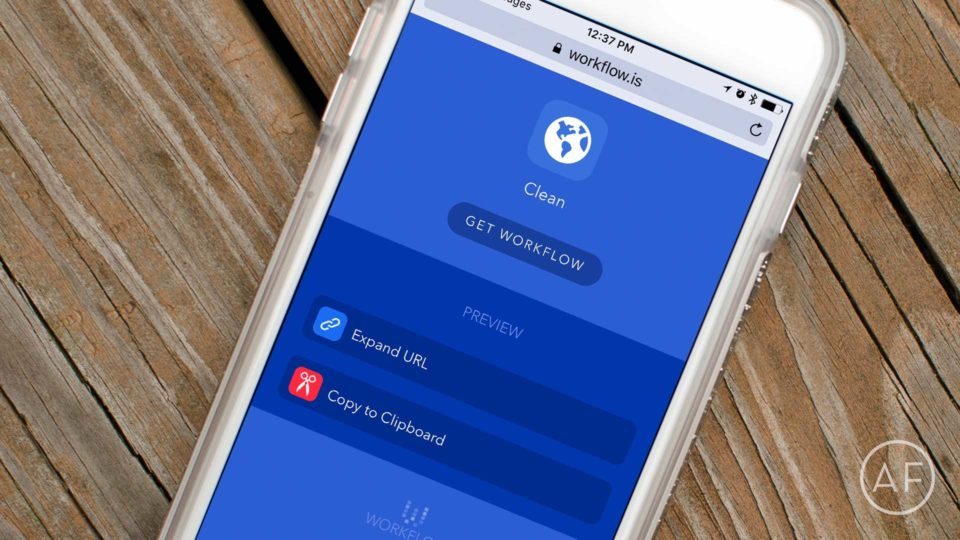 How to clean up and expand shortened URLs using Workflow
