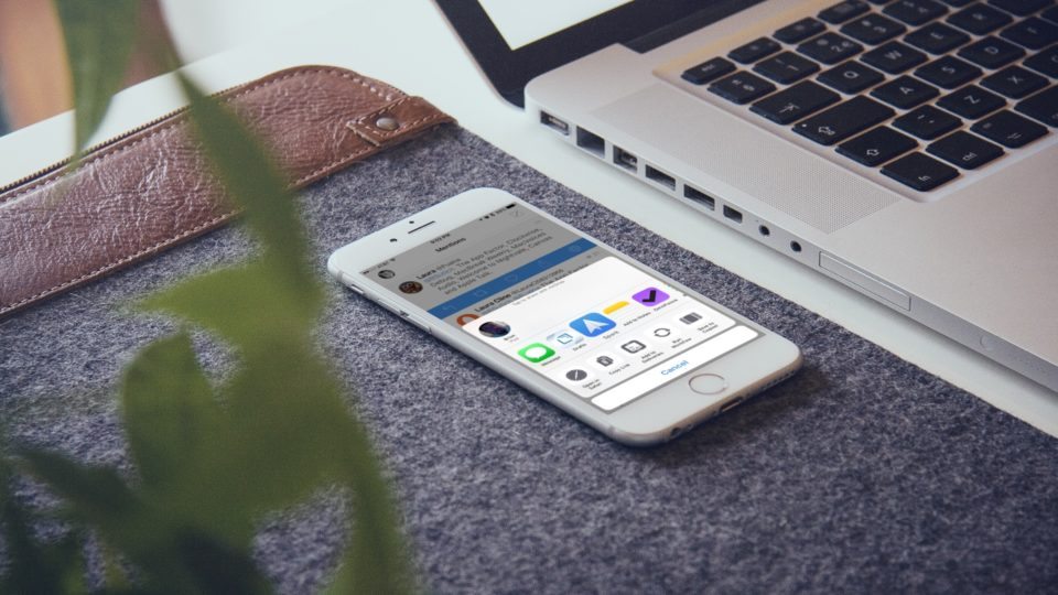 how to rearrange extensions on ios