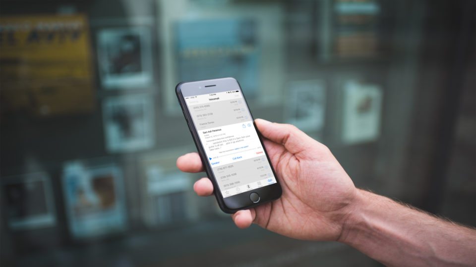 how to view voicemail transcriptions in ios 10